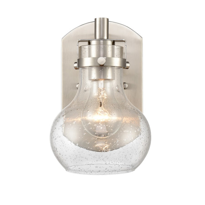 Atlas Lighting Salamanca 5.5'' Wide 1Lt Vanity Light, Nickel/Clear