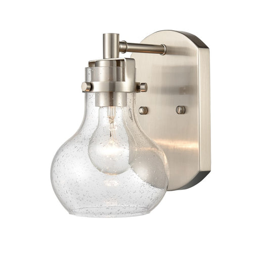 Atlas Lighting Salamanca 5.5'' Wide 1Lt Vanity Light, Nickel/Clear