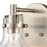 Atlas Lighting Salamanca 5.5'' Wide 1Lt Vanity Light, Nickel/Clear