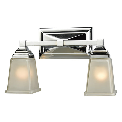 Atlas Lighting Sinclair 15'' Wide 2Lt Vanity Light, Chrome/White