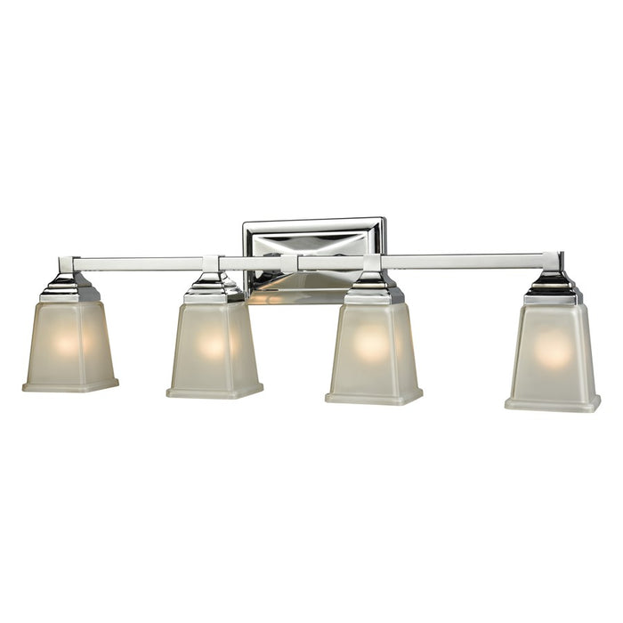 Atlas Lighting Sinclair 30'' Wide 4Lt Vanity Light, Chrome/White