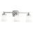 Atlas Lighting Soft Square 22.25'' Wide 3Lt Vanity Light, Chrome