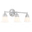 Atlas Lighting Sofia 24'' Wide 3Lt Vanity Light, Chrome/White