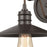 Atlas Lighting Spindle Wheel 8'' High 1Lt Sconce, Bronze/Bronze