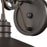 Atlas Lighting Spindle Wheel 8'' High 1Lt Sconce, Bronze/Bronze