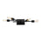 Atlas Lighting Stick 21.25'' Wide 4Lt Vanity Light, Matte Black