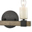 Atlas Lighting Stone Manor 12'' Wide 2Lt Vanity Light, Matte Black