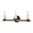 Atlas Lighting Stone Manor 21'' Wide 3Lt Vanity Light, Matte Black