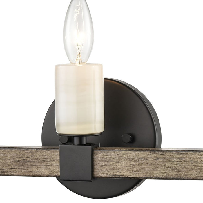 Atlas Lighting Stone Manor 21'' Wide 3Lt Vanity Light, Matte Black