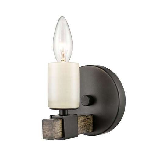 Atlas Lighting Stone Manor 5'' High 1Lt Sconce, Matte Black
