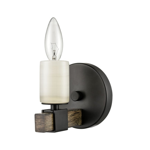 Atlas Lighting Stone Manor 5'' High 1Lt Sconce, Matte Black