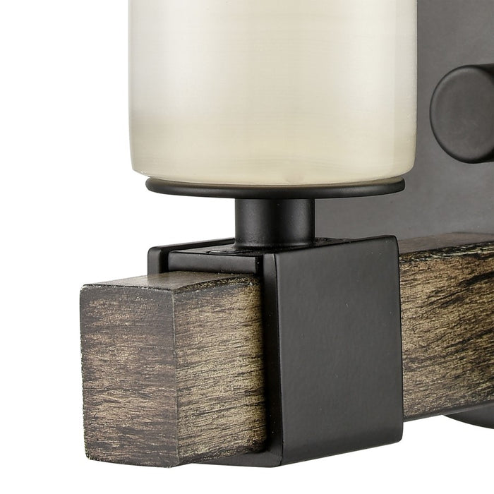 Atlas Lighting Stone Manor 5'' High 1Lt Sconce, Matte Black