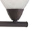 Atlas Lighting Tia 22.5''W 3Lt Vanity Light, Painted Bronze/White