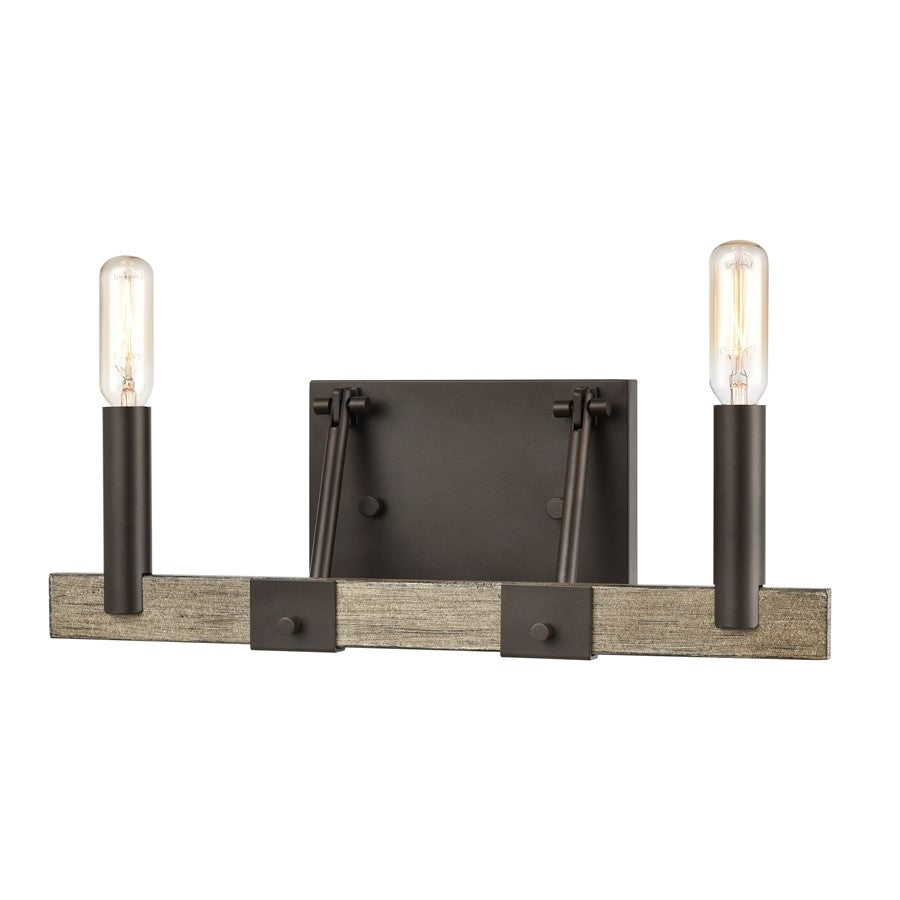 Atlas Lighting Transitions 14'' Wide 2Lt Vanity Light, Bronze