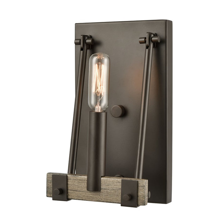 Atlas Lighting Transitions 9'' High 1Lt Sconce, Oil Rubbed Bronze