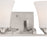 Atlas Lighting Treme 32''W 4Lt Vanity Light, Brushed Nickel/White