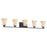Atlas Lighting Treme 41''W 5Lt Vanity Light, Espresso/Beige/White