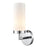 Atlas Lighting Tristen 13'' High 1Lt Sconce, Chrome/White