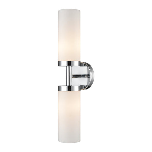 Atlas Lighting Tristen 20'' Wide 2Lt Vanity Light, Chrome/White