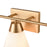 Atlas Lighting Vivica 24''W 3Lt Vanity Light, Brushed Gold/White