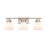 Atlas Lighting Vivica 24'' Wide 3Lt Vanity Light, Nickel/White