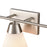 Atlas Lighting Vivica 24'' Wide 3Lt Vanity Light, Nickel/White