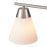 Atlas Lighting Vivica 24'' Wide 3Lt Vanity Light, Nickel/White