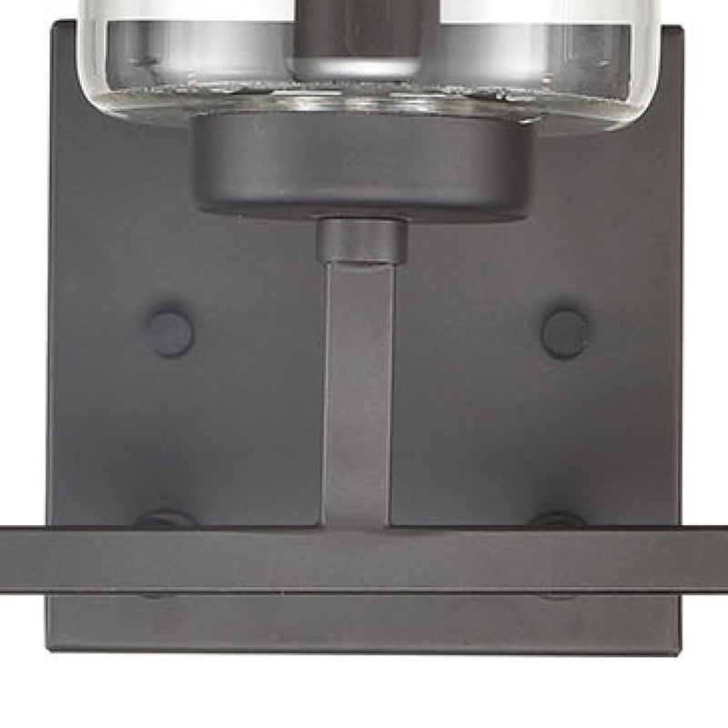 Atlas Lighting West End 23in 3-Light Vanity Light | Transitional Oil Rubbed Bronze and Clear Glass | Bathroom Vanity | Model WL11476-BZ