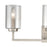 Atlas Lighting West End 23'' Wide 3Lt Vanity Light, Nickel/Clear