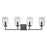 Atlas Lighting West End 29.75'' Wide 4Lt Vanity Light, Bronze/Clear