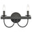 Atlas Lighting Williamson 14'' Wide 2Lt Vanity Light, Black