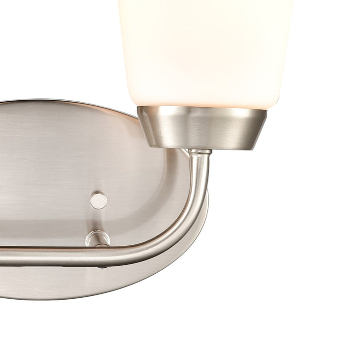 Atlas Lighting Winslow 12.5'' Wide 2Lt Vanity Light, Nickel/White