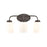 Atlas Lighting Winslow 20'' Wide 3Lt Vanity Light, Bronze/White