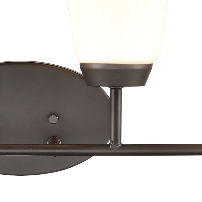 Atlas Lighting Winslow 28'' Wide 4Lt Vanity Light, Bronze/White