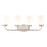 Atlas Lighting Winslow 28'' Wide 4Lt Vanity Light, Nickel/White