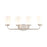 Atlas Lighting Winslow 28'' Wide 4Lt Vanity Light, Nickel/White