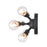 Atlas Lighting Xavier 19.75'' Wide 6Lt Vanity Light, Matte Black