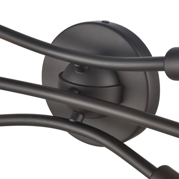 Atlas Lighting Xavier 19.75'' Wide 6Lt Vanity Light, Matte Black