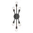 Atlas Lighting Xavier 19.75'' Wide 6Lt Vanity Light, Matte Black
