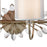 Atlas Lighting Asbury 42'' Wide 4Lt Vanity Light, Aged Silver/White