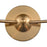 Atlas Lighting Astoria 16'' Wide 2Lt Vanity Light, Satin Gold/Clear