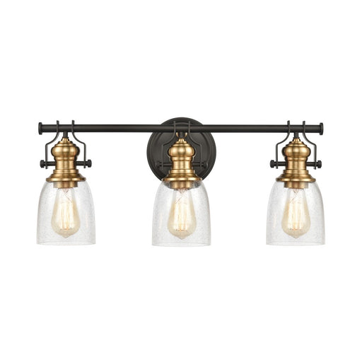Atlas Lighting Chadwick 23'' Wide 3Lt Vanity Light, Bronze/Clear