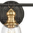 Atlas Lighting Chadwick 23'' Wide 3Lt Vanity Light, Bronze/Clear