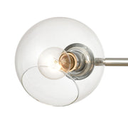 Atlas Lighting Claro 26in 3-Light Vanity Light | Modern Polished Chrome and Clear Glass | Bathroom Vanity | 26 x 9 x 7 in | Model WL11568-CH