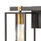 Atlas Lighting Cloe 16''W 2Lt Vanity Light, Matte Black/No Shade