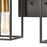 Atlas Lighting Cloe 16''W 2Lt Vanity Light, Matte Black/No Shade
