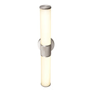 Atlas Lighting Conduit 24in Integrated LED Vanity Light | Modern Matte Nickel and White Frosted Glass | Bathroom Vanity | Model WL11574-NK