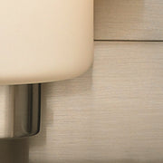 Atlas Lighting Dawson 23in 3-Light Vanity Light | Transitional Brushed Nickel and White Frosted Glass | Bathroom Vanity | Model WL11583-NK