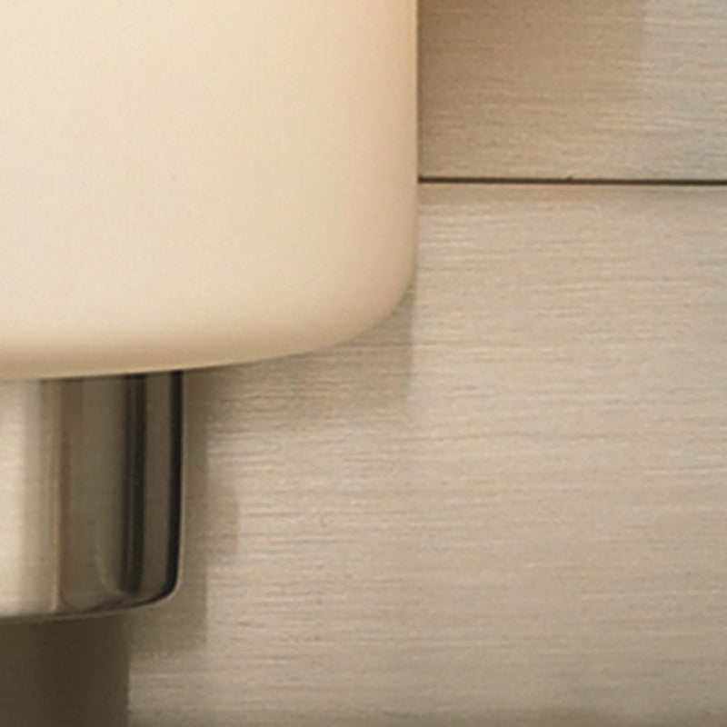 Atlas Lighting Dawson 23in 3-Light Vanity Light | Transitional Brushed Nickel and White Frosted Glass | Bathroom Vanity | Model WL11583-NK