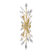 Atlas Flora Grace 25in 4-Light Vanity Light | Traditional Champagne Gold and Clear Crystal | Bathroom & Powder Room | 25 x 5 x 7 in | Model WL11609-GD